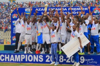 MU MAFOTO: Rayon Sports yahawe igikombe cya shampiyona 2018-2019, kiba icya 9 mu mateka yayo bwite-VIDEO 