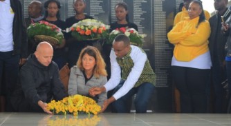 Kwibuka25: MTN Rwanda yasuye urwibutso rwa Ntarama inatera inkunga abarokotse Jenoside-AMAFOTO