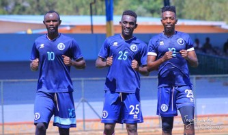 MU MAFOTO: Police FC irimbanyije imyitozo yitegura gucakirana na Bugesera FC 