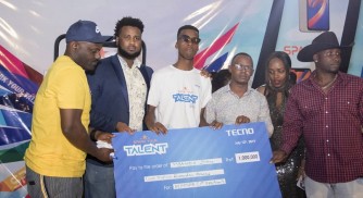 Amarangamutima ya Mbanda wegukanye irushanwa ‘Spark your talent’ rya TECNO na The Mane