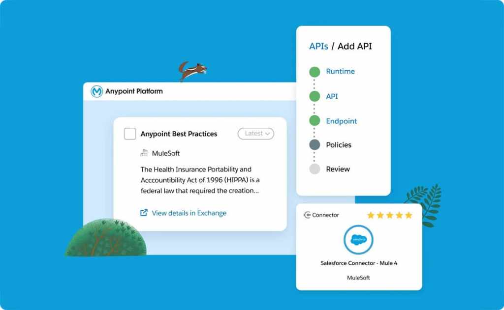 integration and API platform dashboard for Anypoint solution