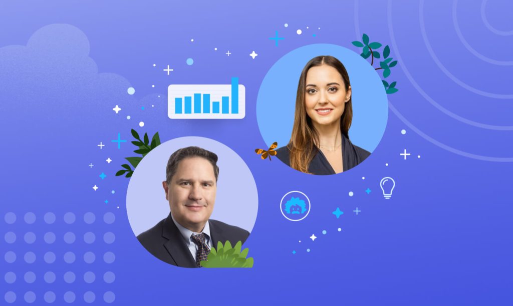 Salesforce CIO Juan Perez and another Salesforce employee