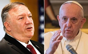 Papa Francis yanze kwakira icyifuzo cya Mike Pompeo ushinzwe ububanyi n'amahanga muri Amerika washakaga kuganira nawe 