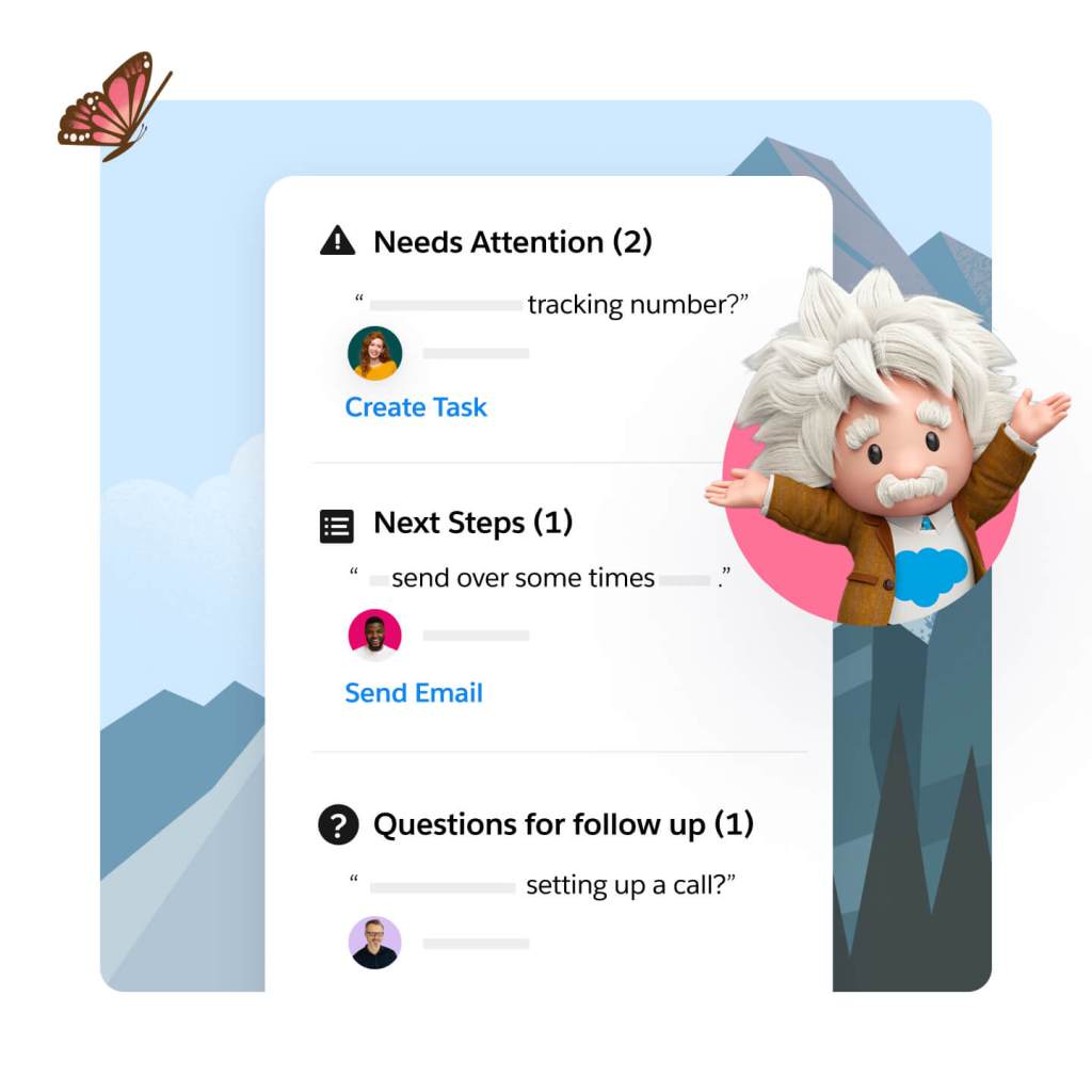 Next Best Actions powered by AI.