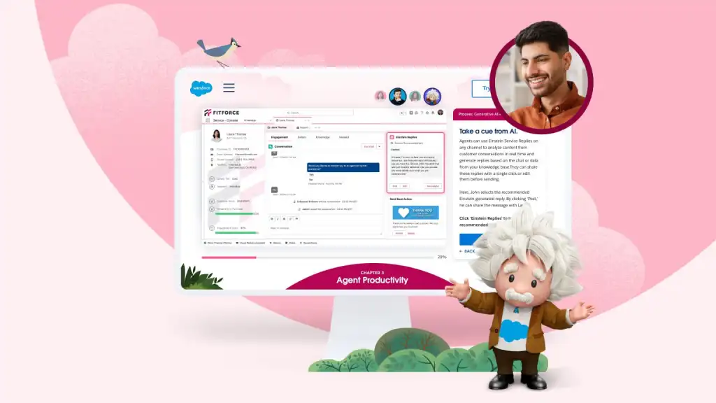 Take a tour of the #1 AI CRM for service.