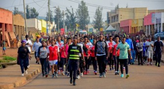 Bugesera : Mu mwabaro wa Arsenal uriho ikirango #VisitRwanda abazavamo Miss Rwanda 2019 bitabiriye siporo rusange-AMAFOTO