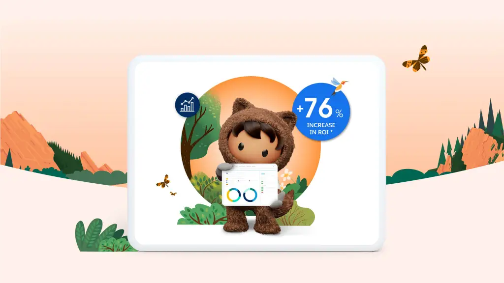 Astro holding a dashboard with '76%' as a highlighted metric.