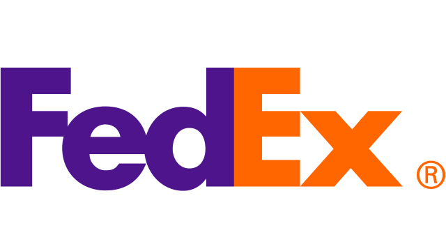 FedEx logo.