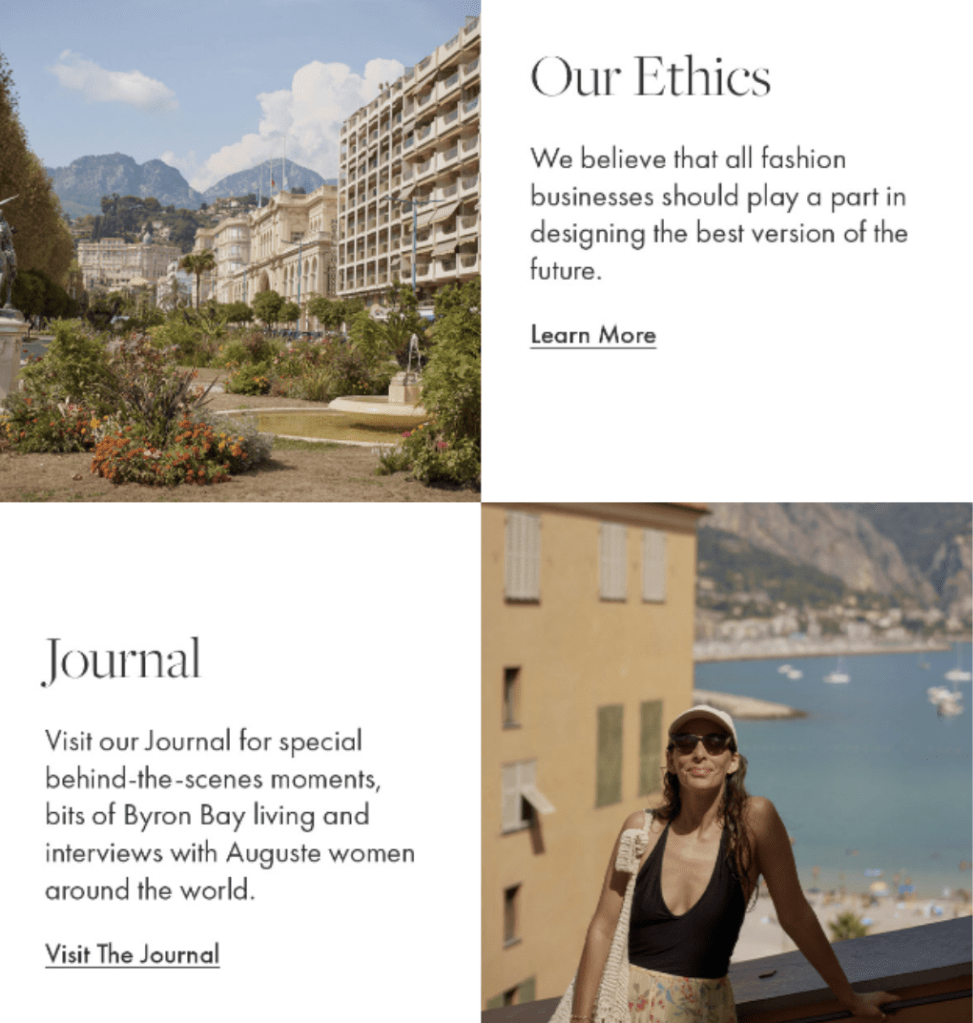 image of a website