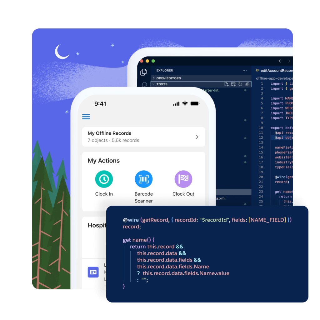 The image depicts a window of code being written in Code Builder.