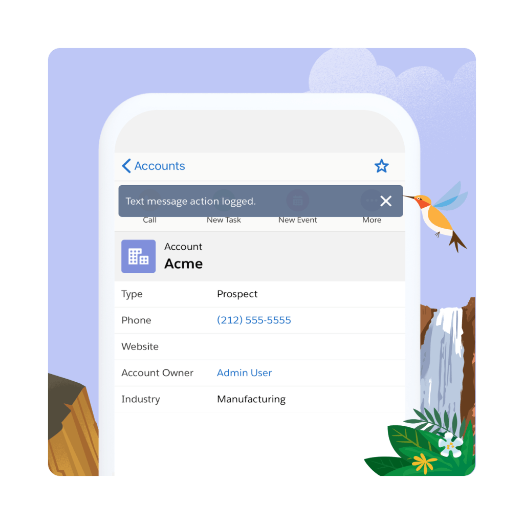 Capture mobile app events for compliance auditing.