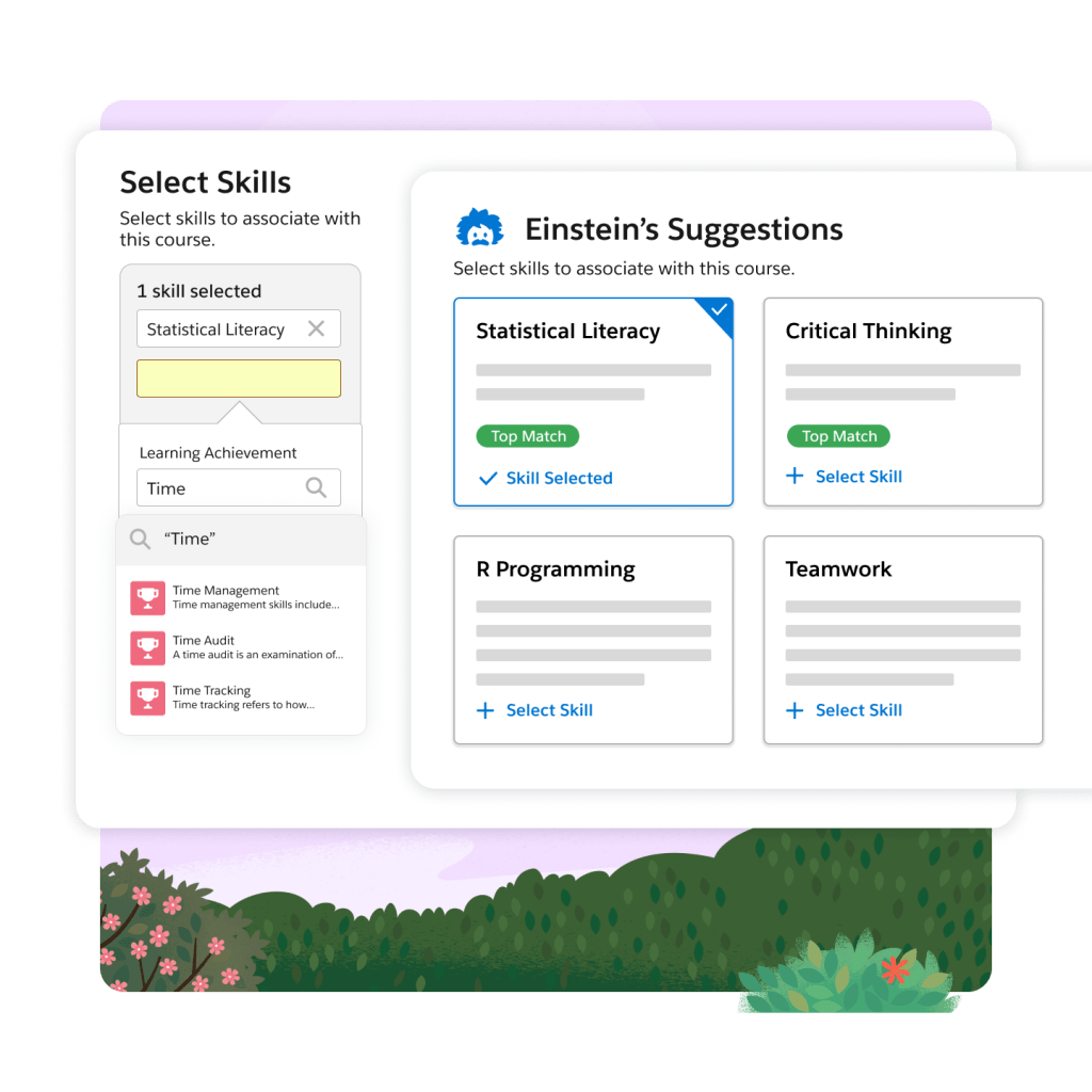 Identify, generate and assign resume-worthy skills to specific courses.