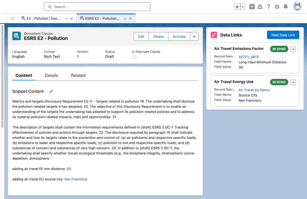 Information library in Salesforce