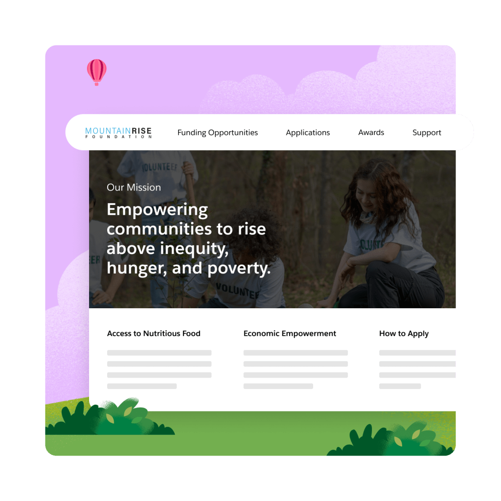 Experience Cloud Grants Portal Template