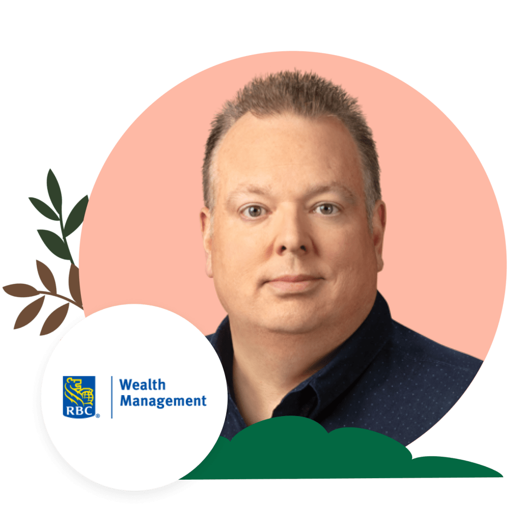 Smiling head of technology with RBC logo