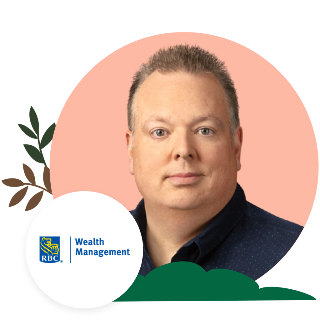 Smiling head of technology with RBC logo