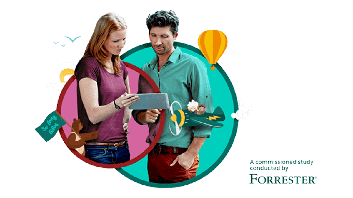 Image says "A commissioned study conducted by FORRESTER"